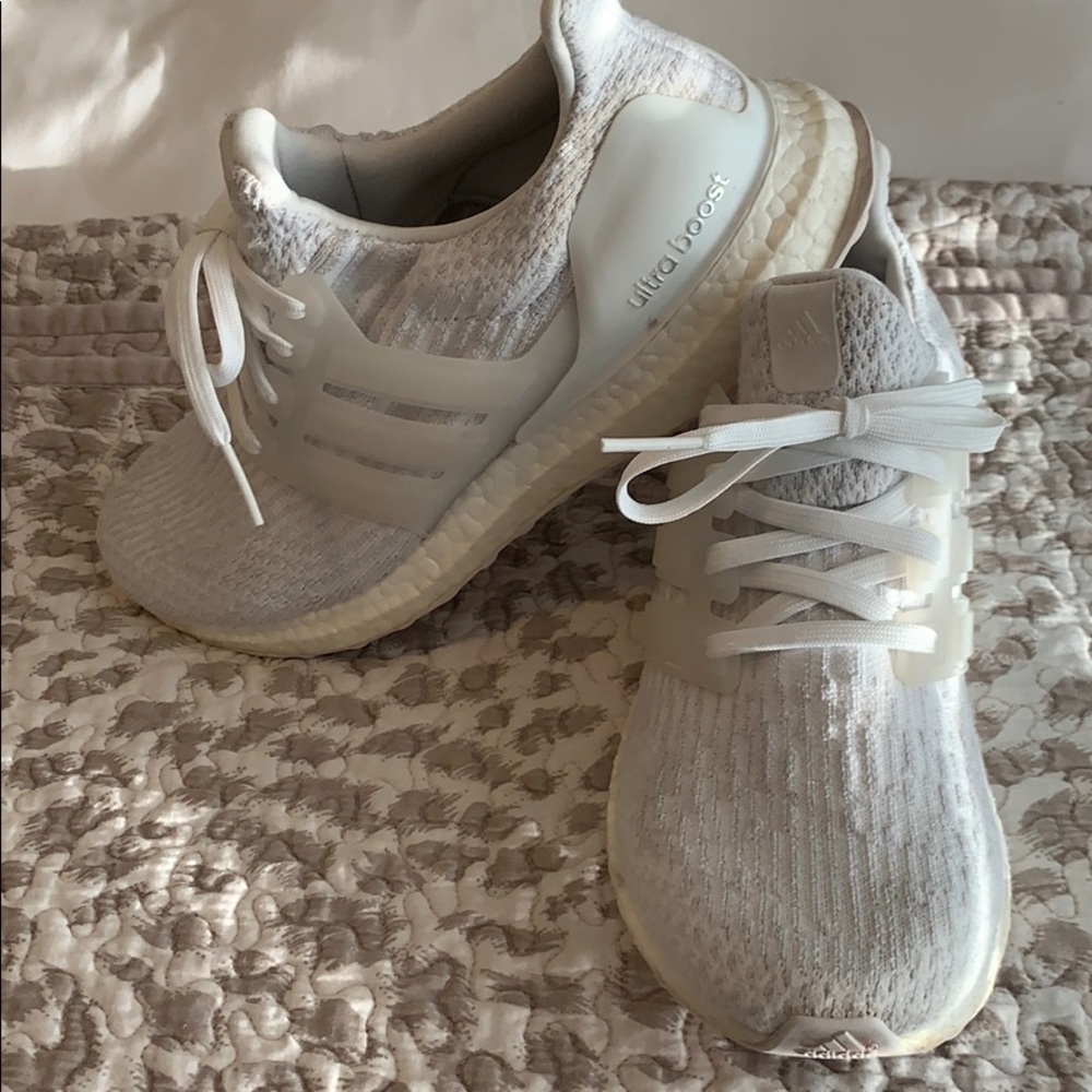Adidas White Ultraboosts